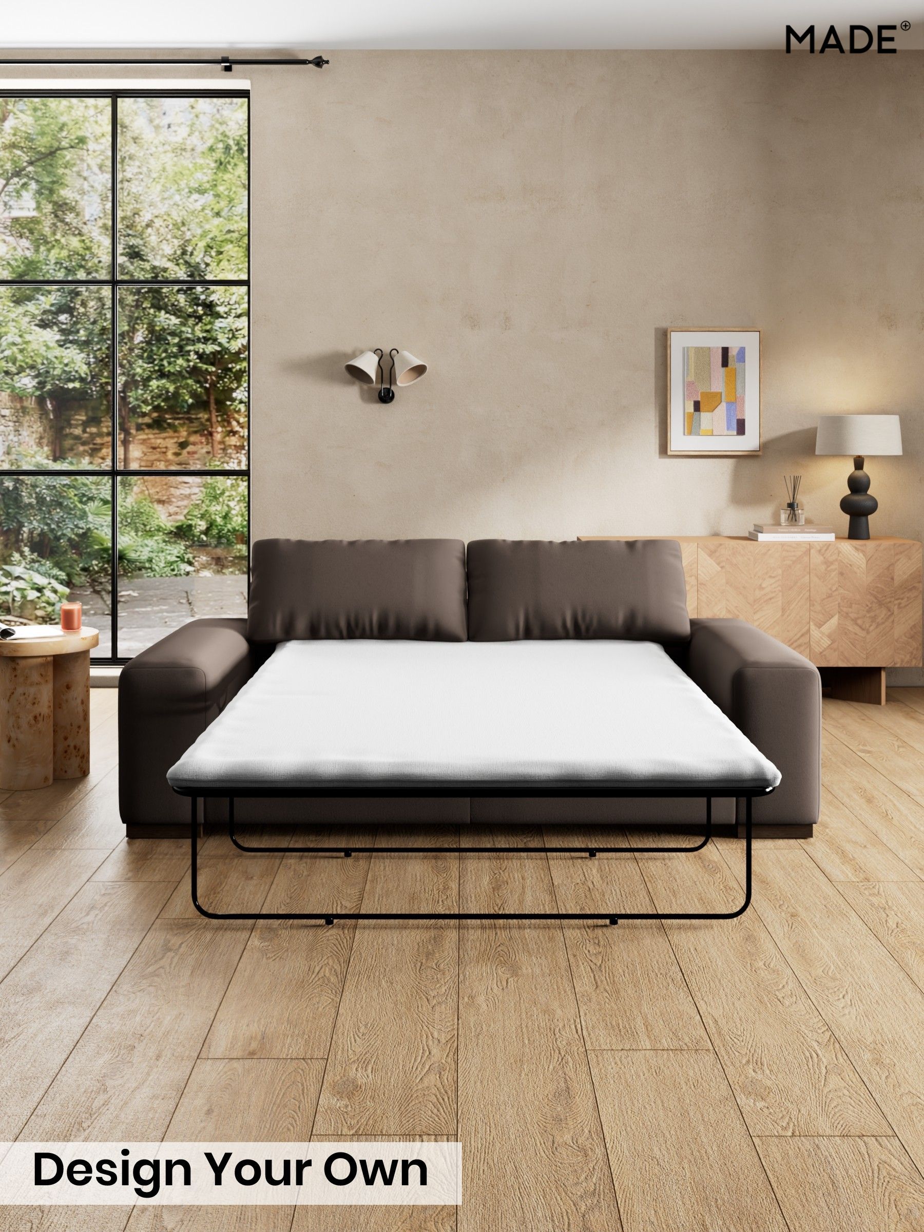 Matt Velvet Easy Clean/Soft Brown - Melbourne By Made