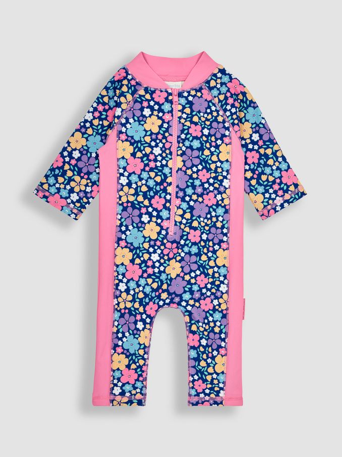 Navy Blue UPF 50 1-Piece Sun Protection Suit (N13374) | £24