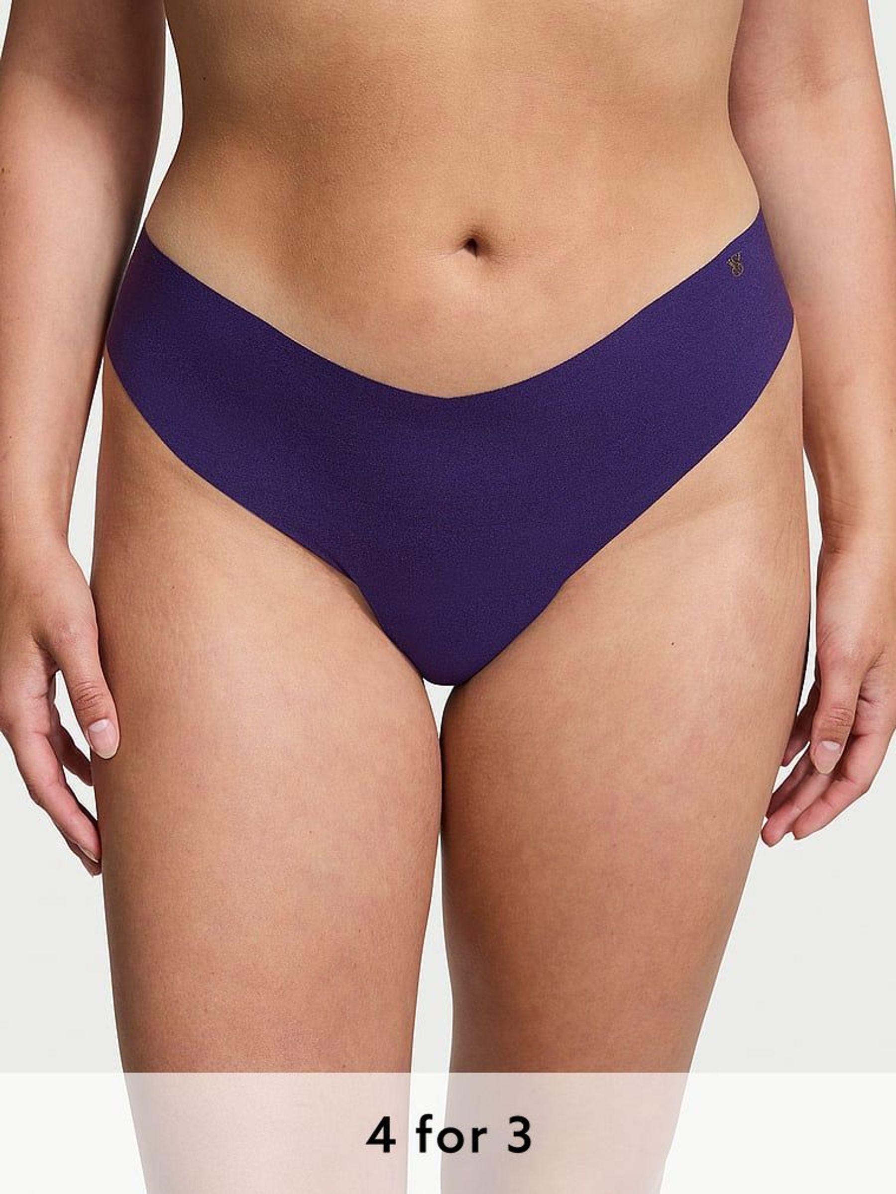 Stained Glass Purple Thong Knickers (N25009) | £9