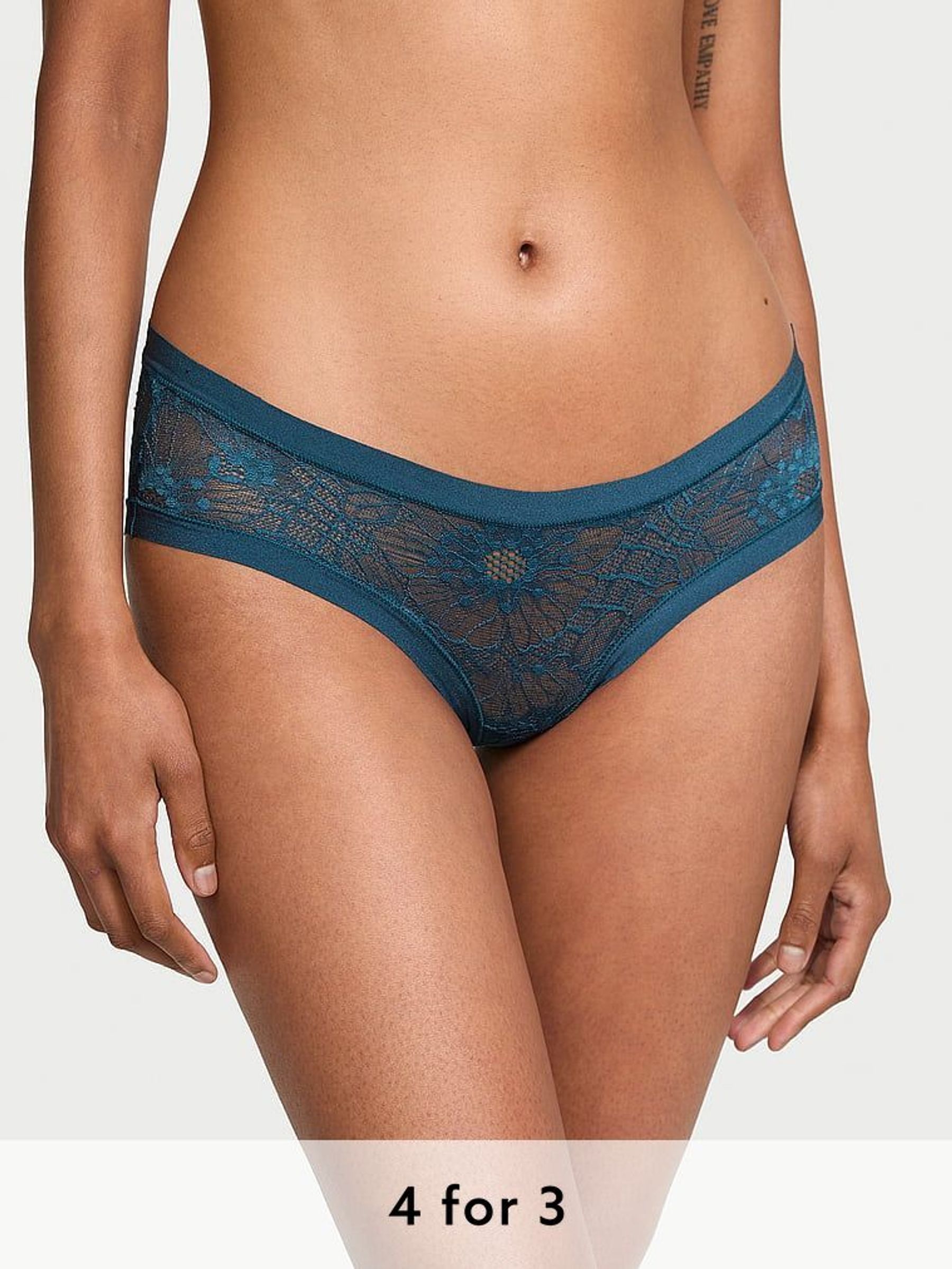 Midnight Sea Blue Hipster Knickers (N25015) | £9