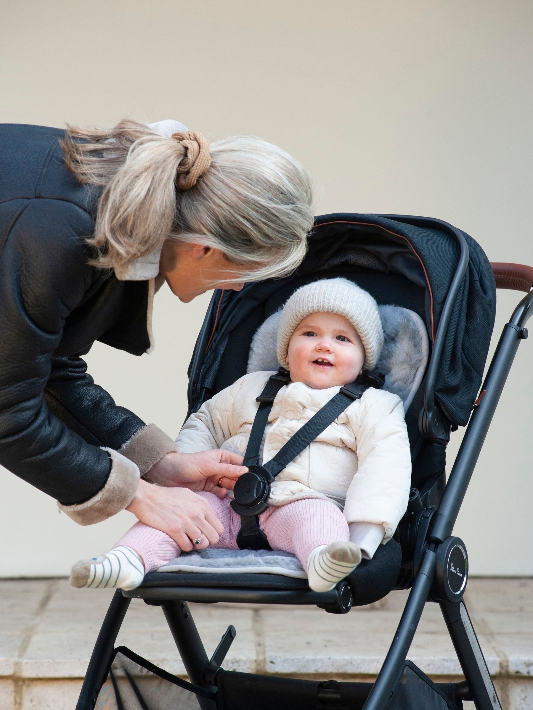 Naturally Sheepskins Grey Baby Original Sheepskin Pram Liner (N25545) | £48