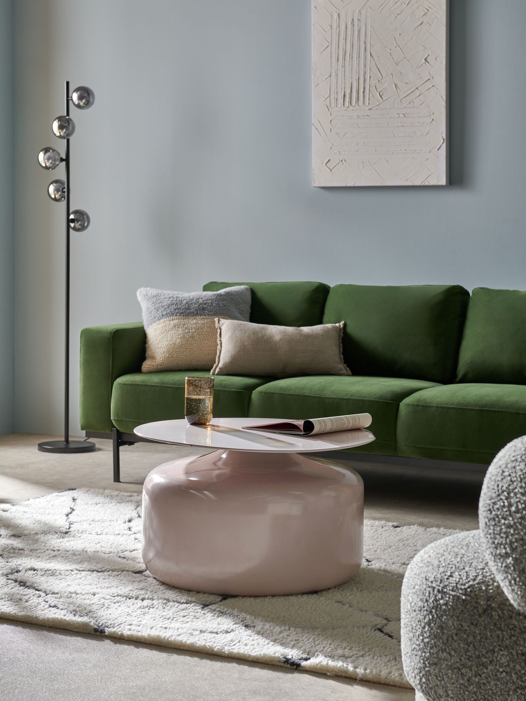 Zuri Coffee Table in Nude White (N27187) | £299