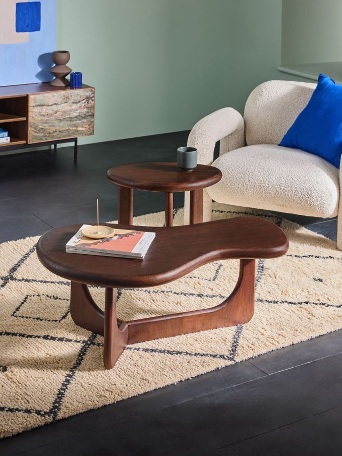 Arlo Coffee Table in Dark Mango Wood (N27713) | £359