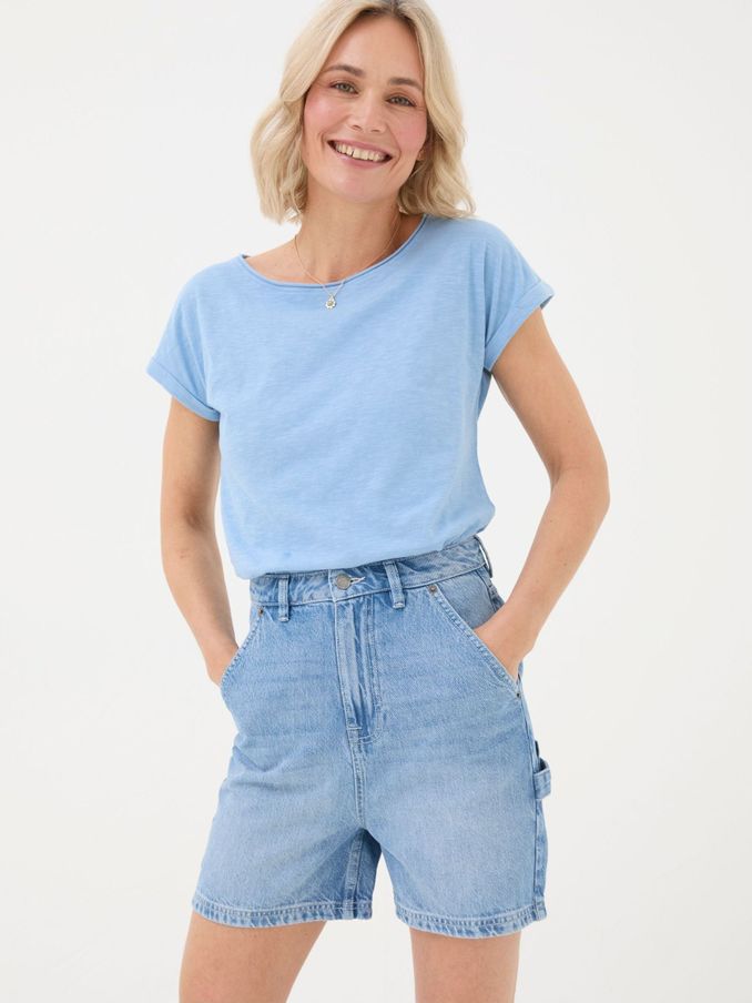 Ivy Organic Cotton Blue T-Shirt (N28999) | £15