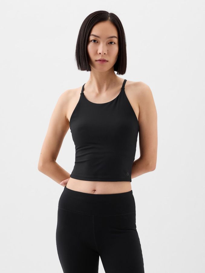Black Studio Longline Sports Bra (N30496) | £25