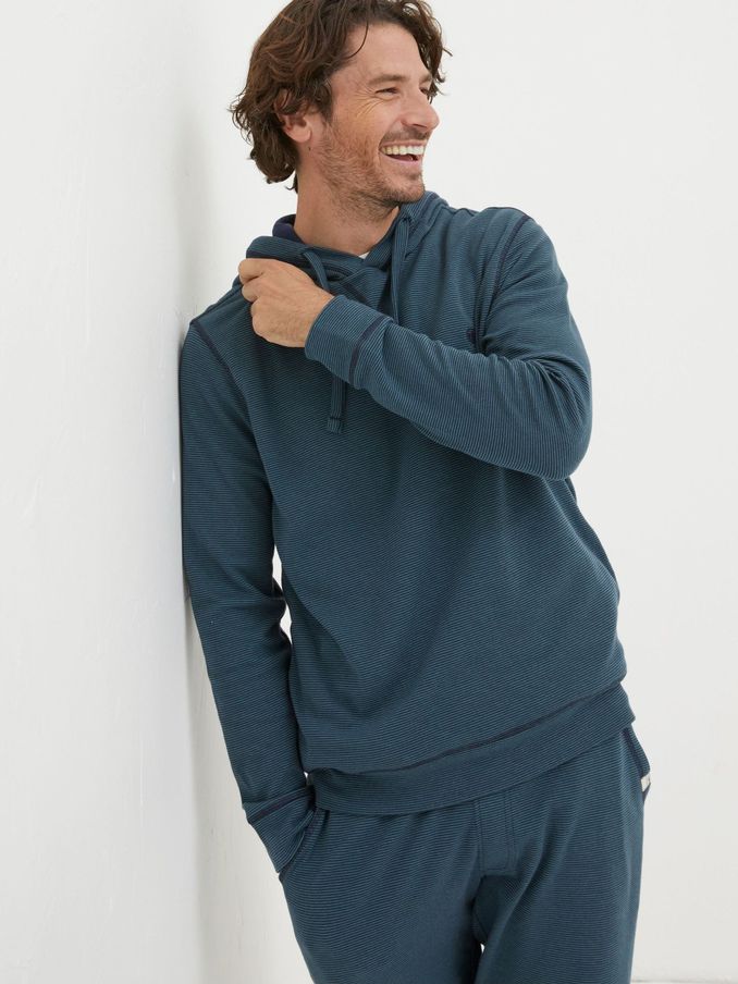 Blue Croyde Hoodie (N31574) | £25