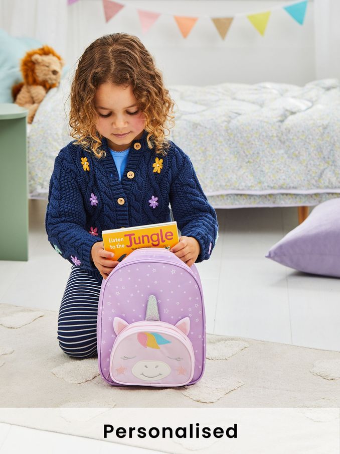 Personalised Unicorn Backpack (N32484) | £28