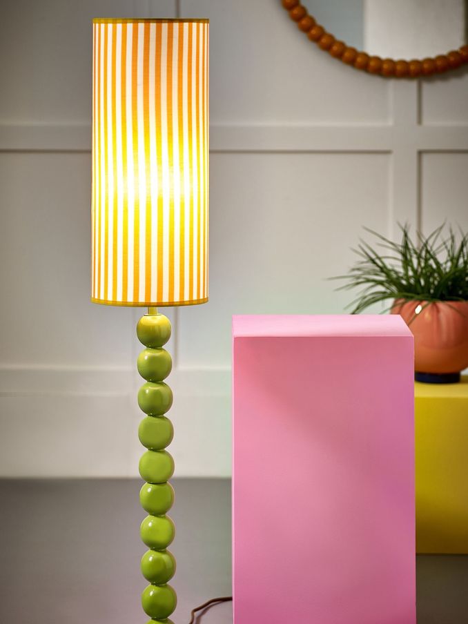 Novogratz Green/Yellow Arnold Floor Lamp (N33628) | £145
