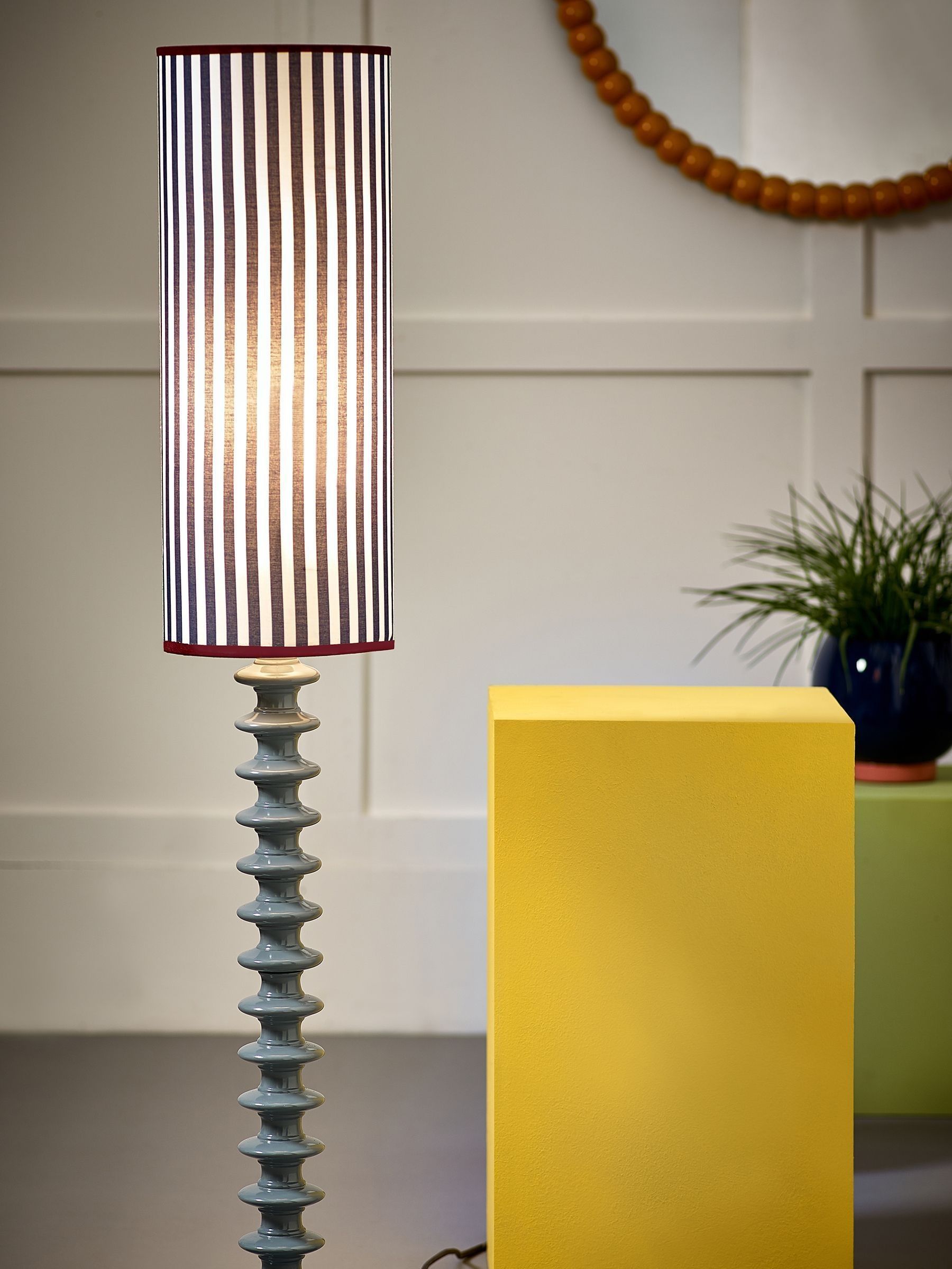 Novogratz Blue Eleanor Floor Lamp (N33629) | £145