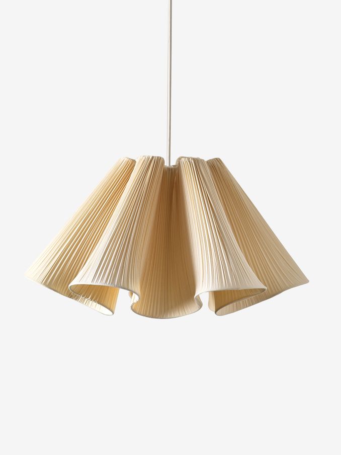 Novogratz Cream Ellis Shade Ceiling Light (N33630) | £90