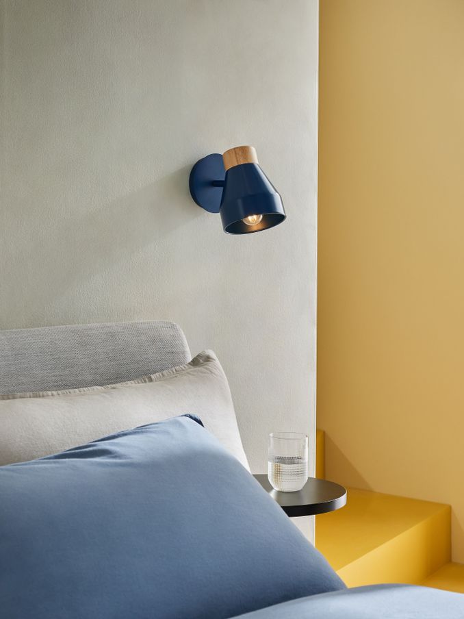 Albert Wall Spotlight in Navy (N36544) | £29
