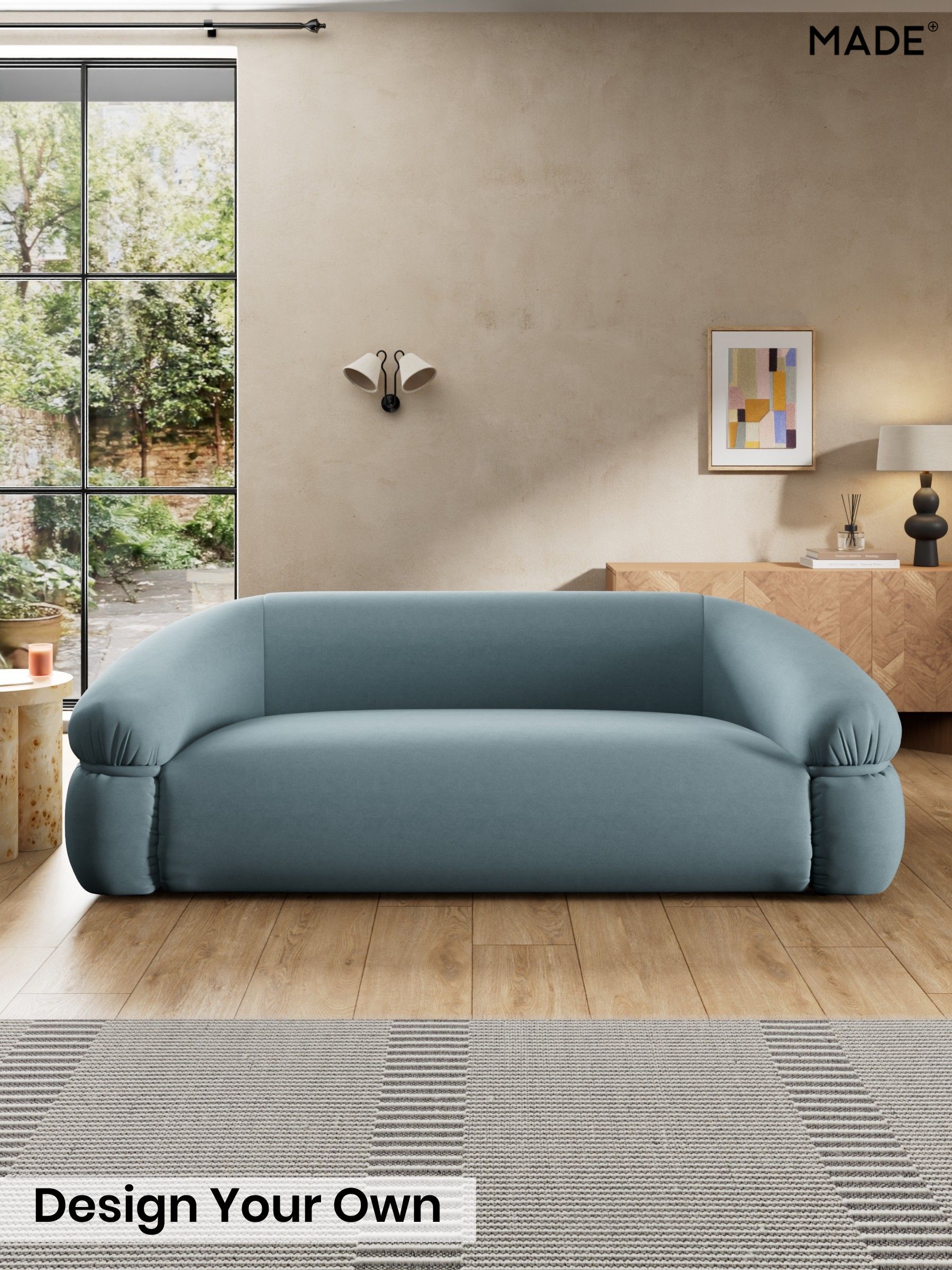 Cotton Velvet Blend/Denim Blue - Soma By Made