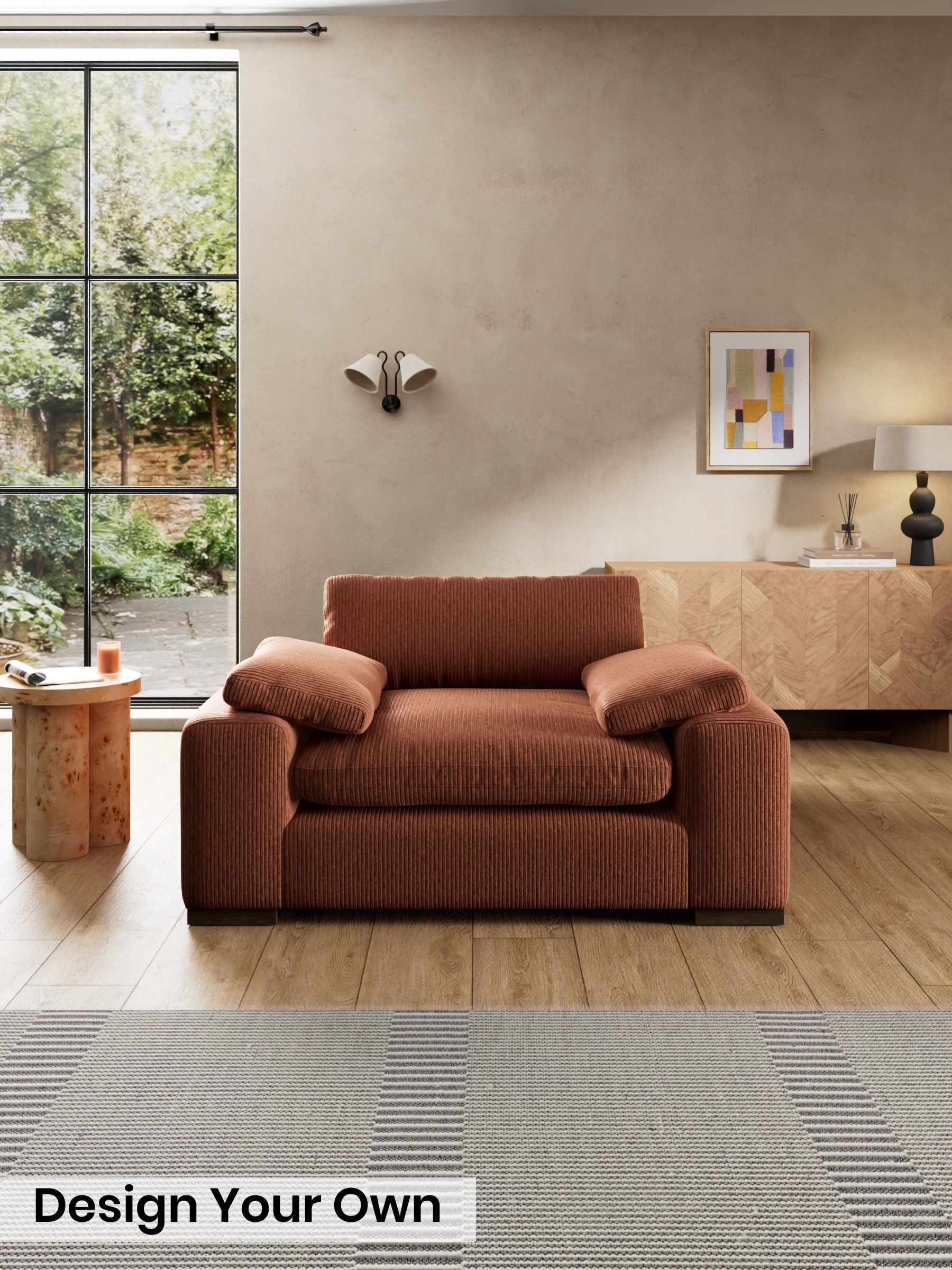 Matt Corduroy/Nutmeg Orange - Melbourne Luxe By Made