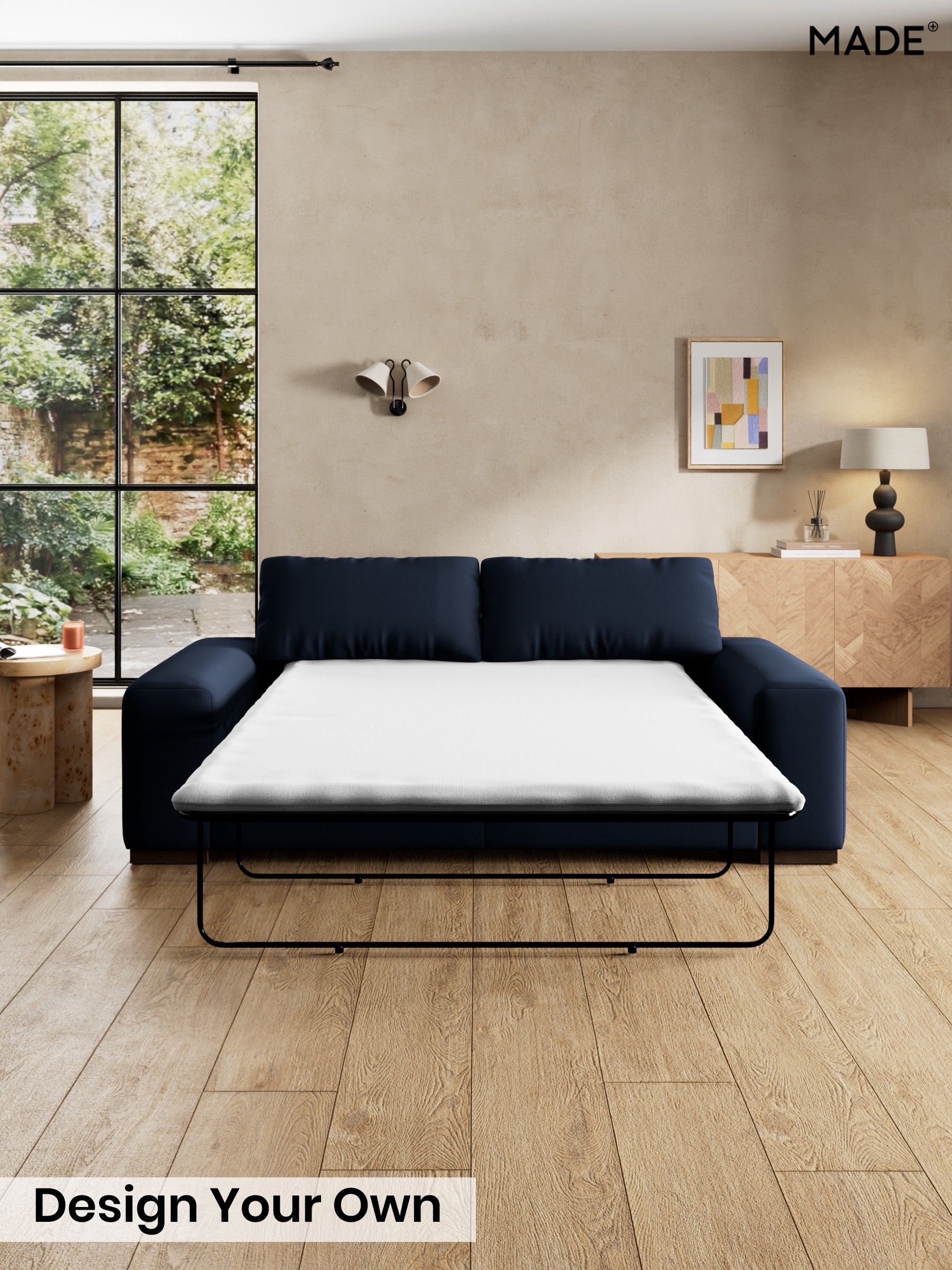 Matt Velvet Easy Clean/Dark Navy Blue - Melbourne Luxe By Made