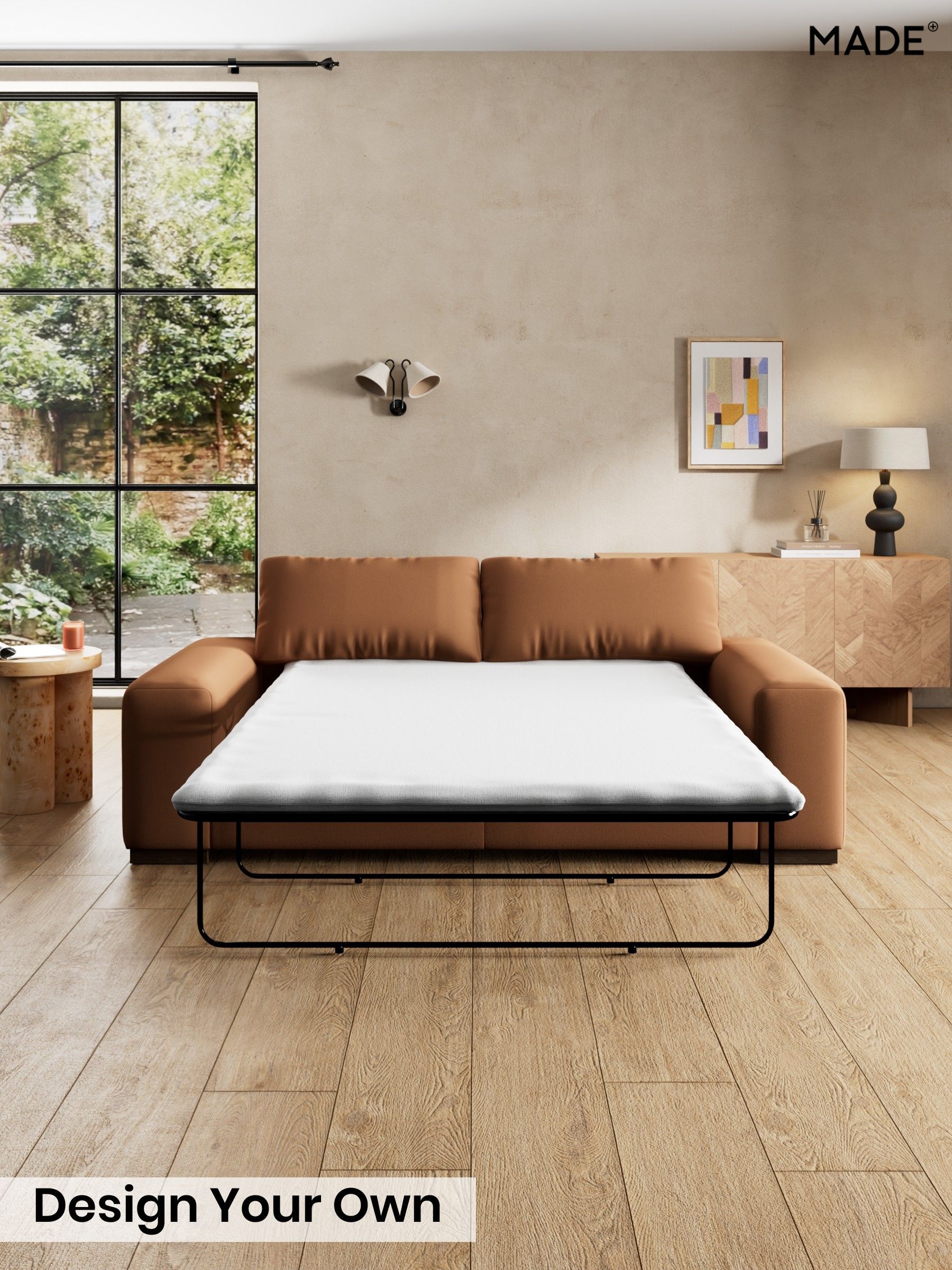 Matt Velvet Easy Clean/Fawn Truffle Natural - Melbourne Luxe By Made