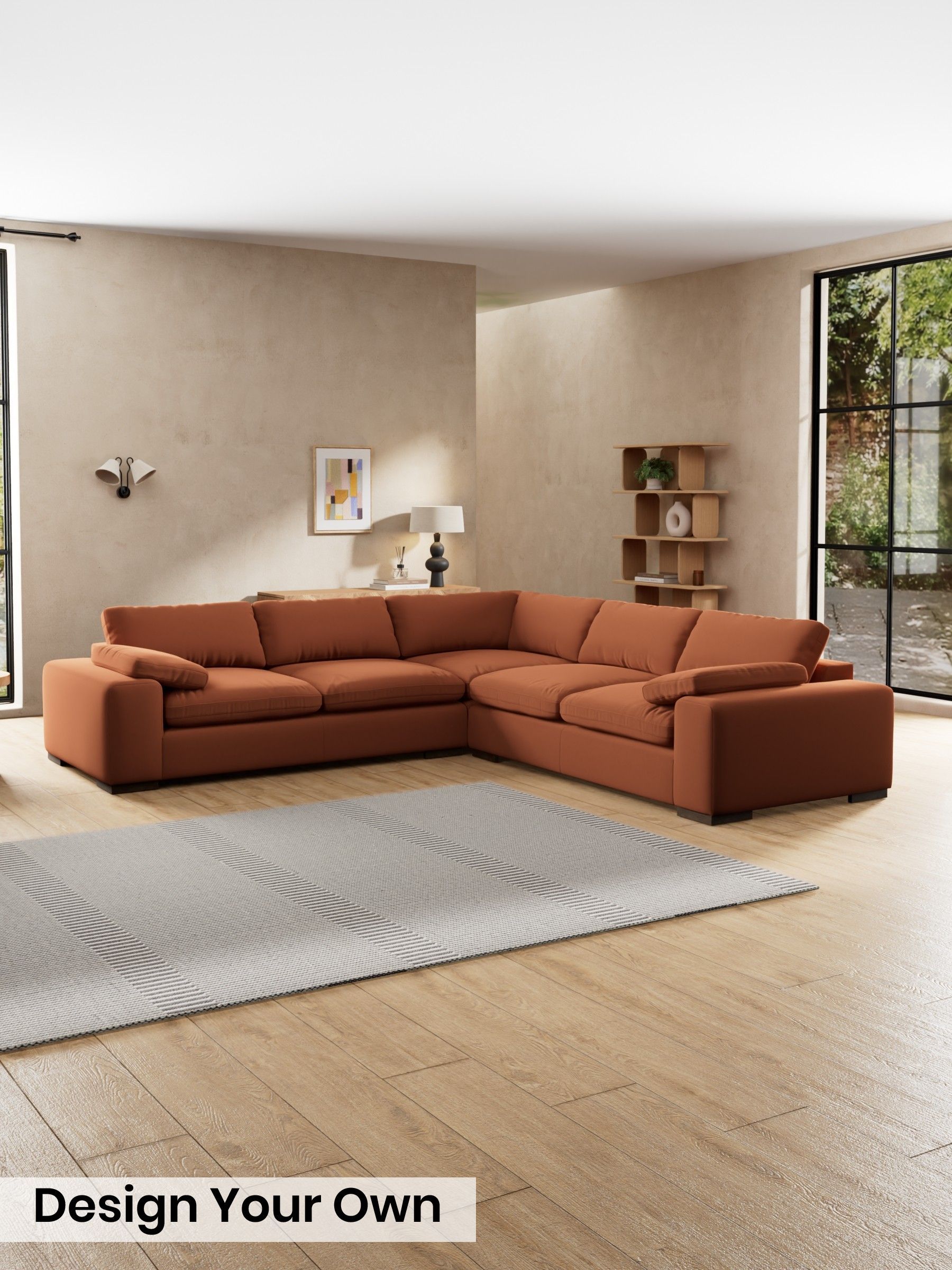 Matt Velvet Easy Clean/Cinnamon Brown - Melbourne Luxe By Made