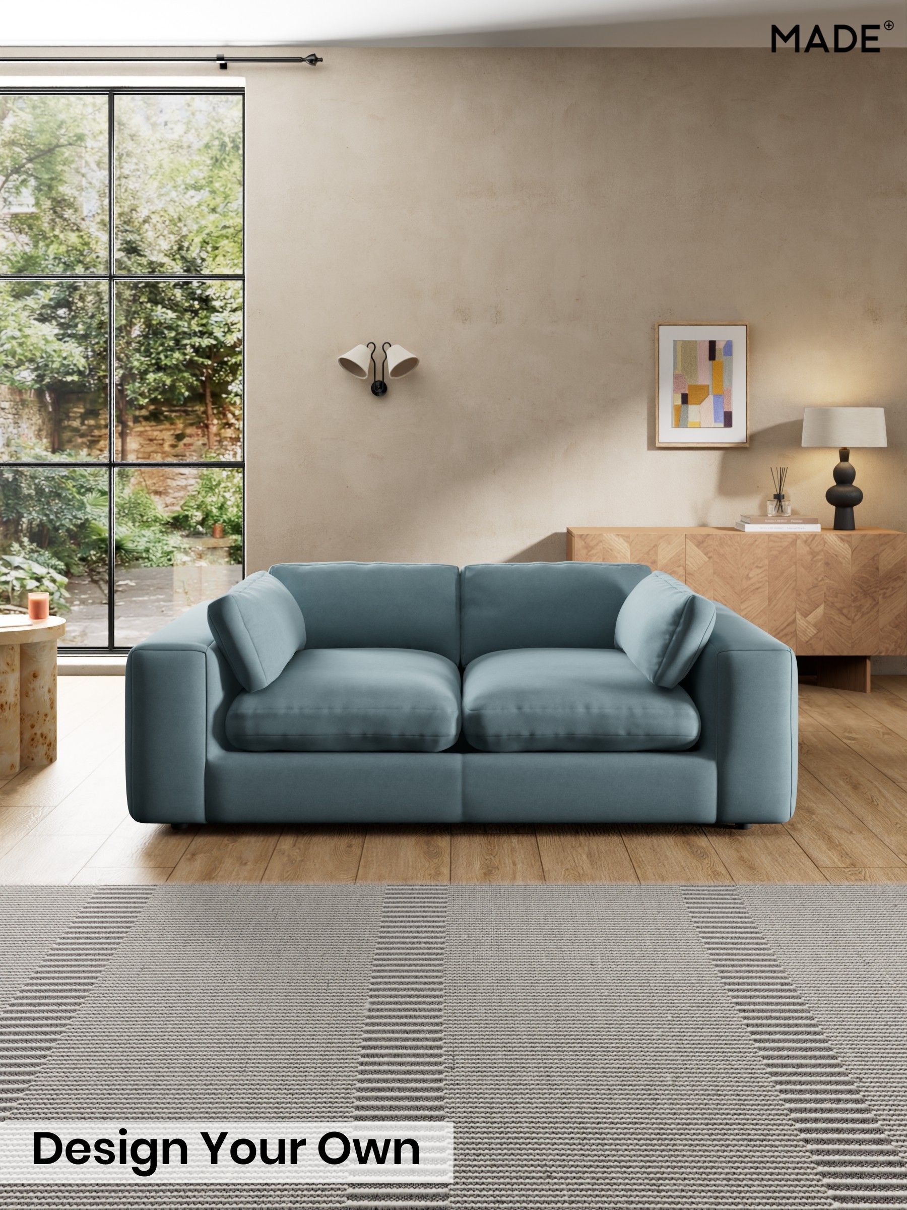 Cotton Velvet Blend/Denim Blue - Alec By Made