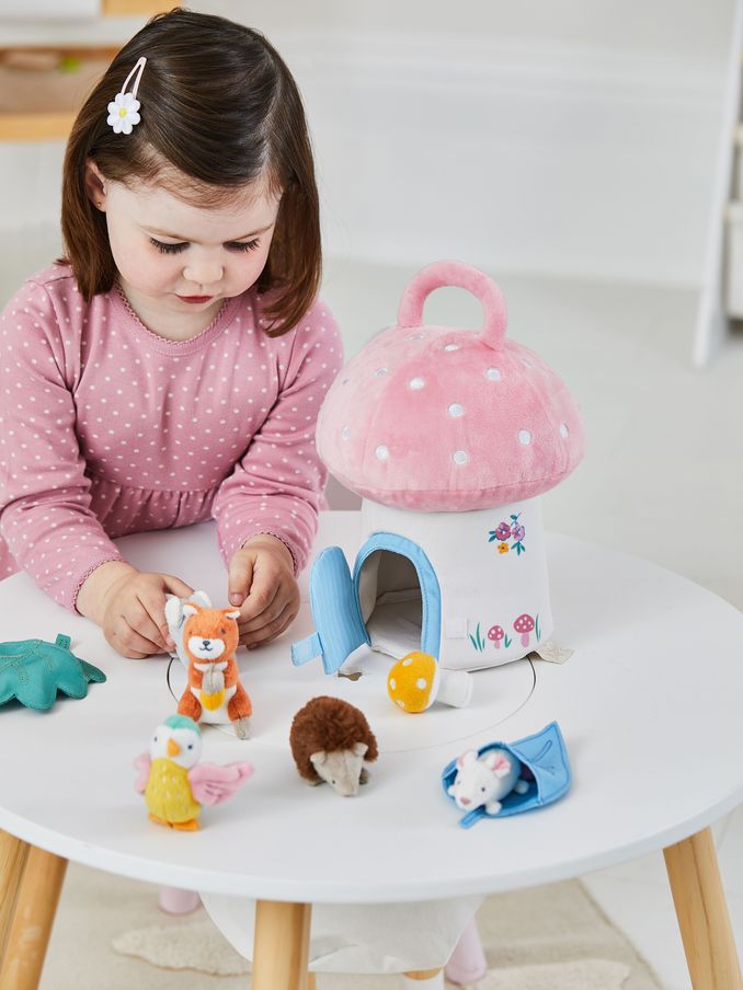 Soft Toadstool Play Set in Pink (N40735) | £42