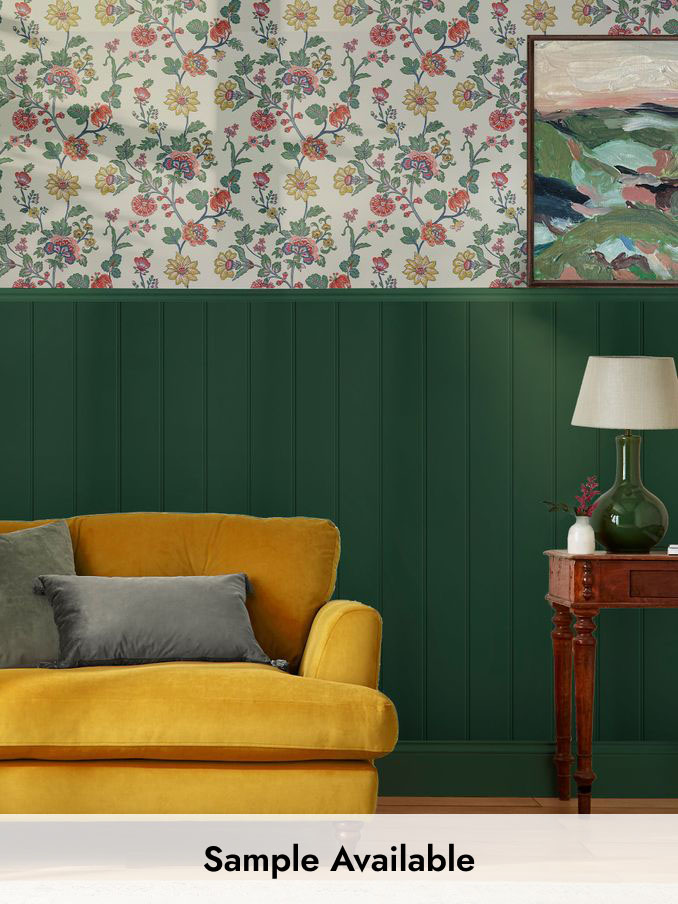 Cream Vine Cottage Floral 10M Wallpaper (N43570) | £48