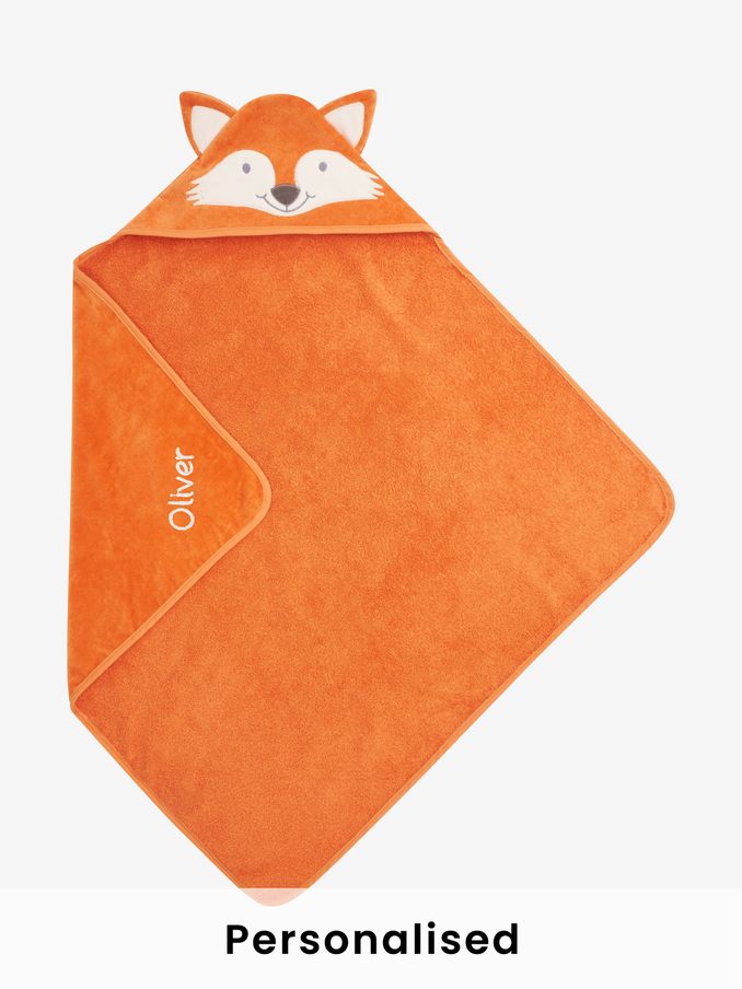Personalised Fox Hooded Towel (N44052) | £25.50