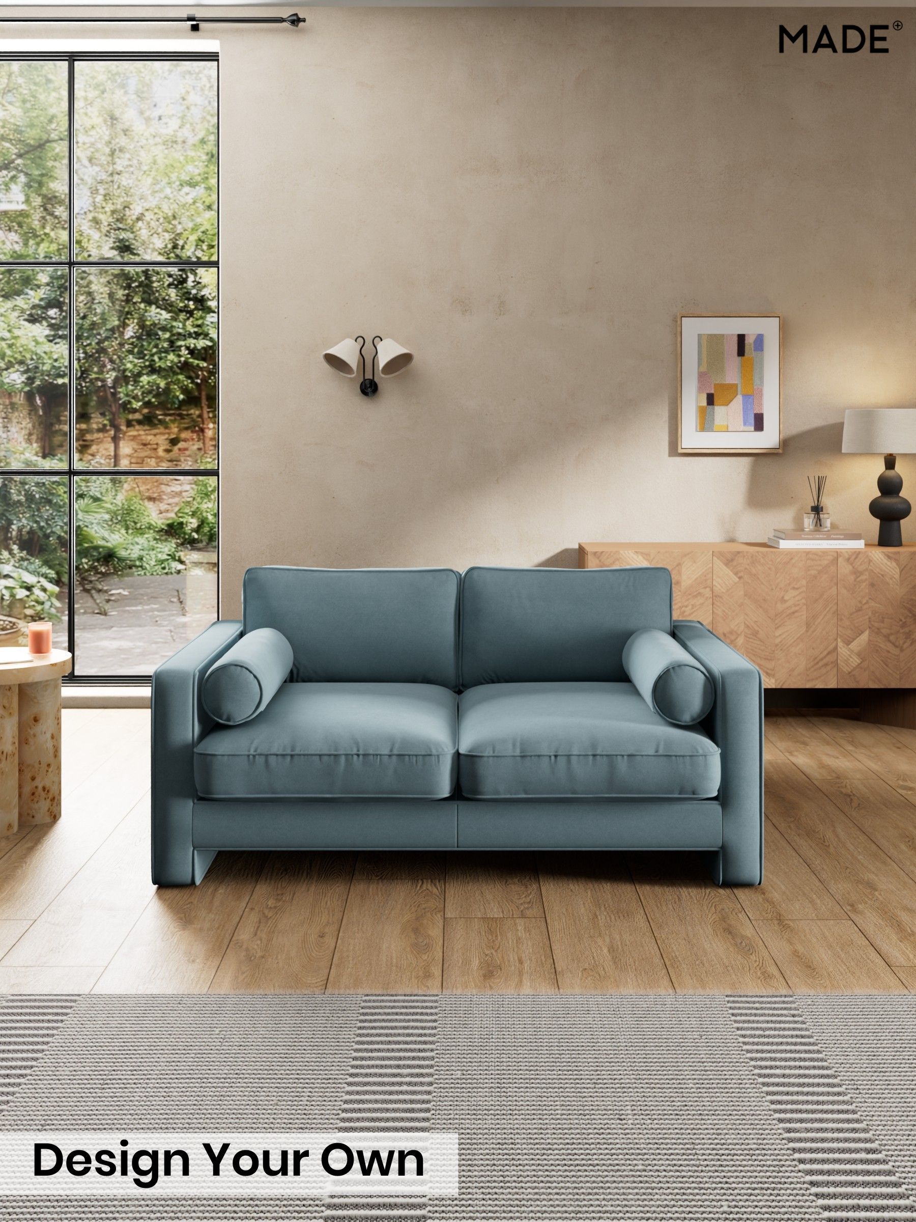 Cotton Velvet Blend/Denim Blue - Holloway By Made