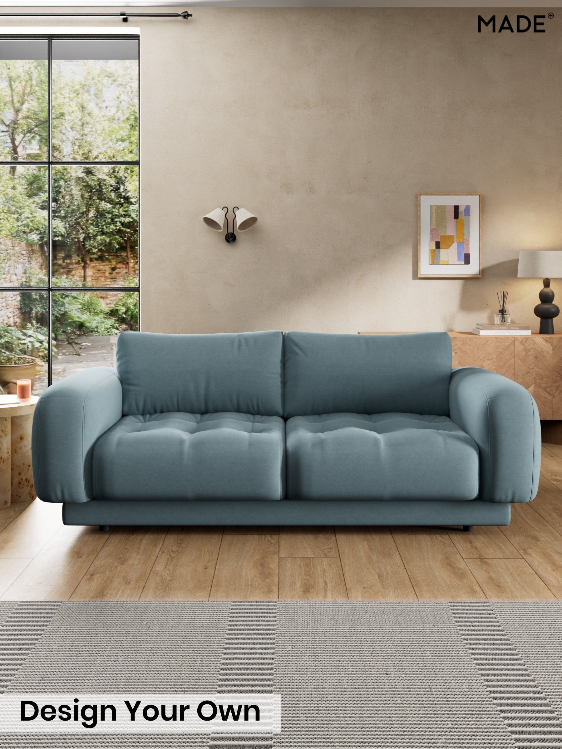 Cotton Velvet Blend/Denim Blue - Flint By Made