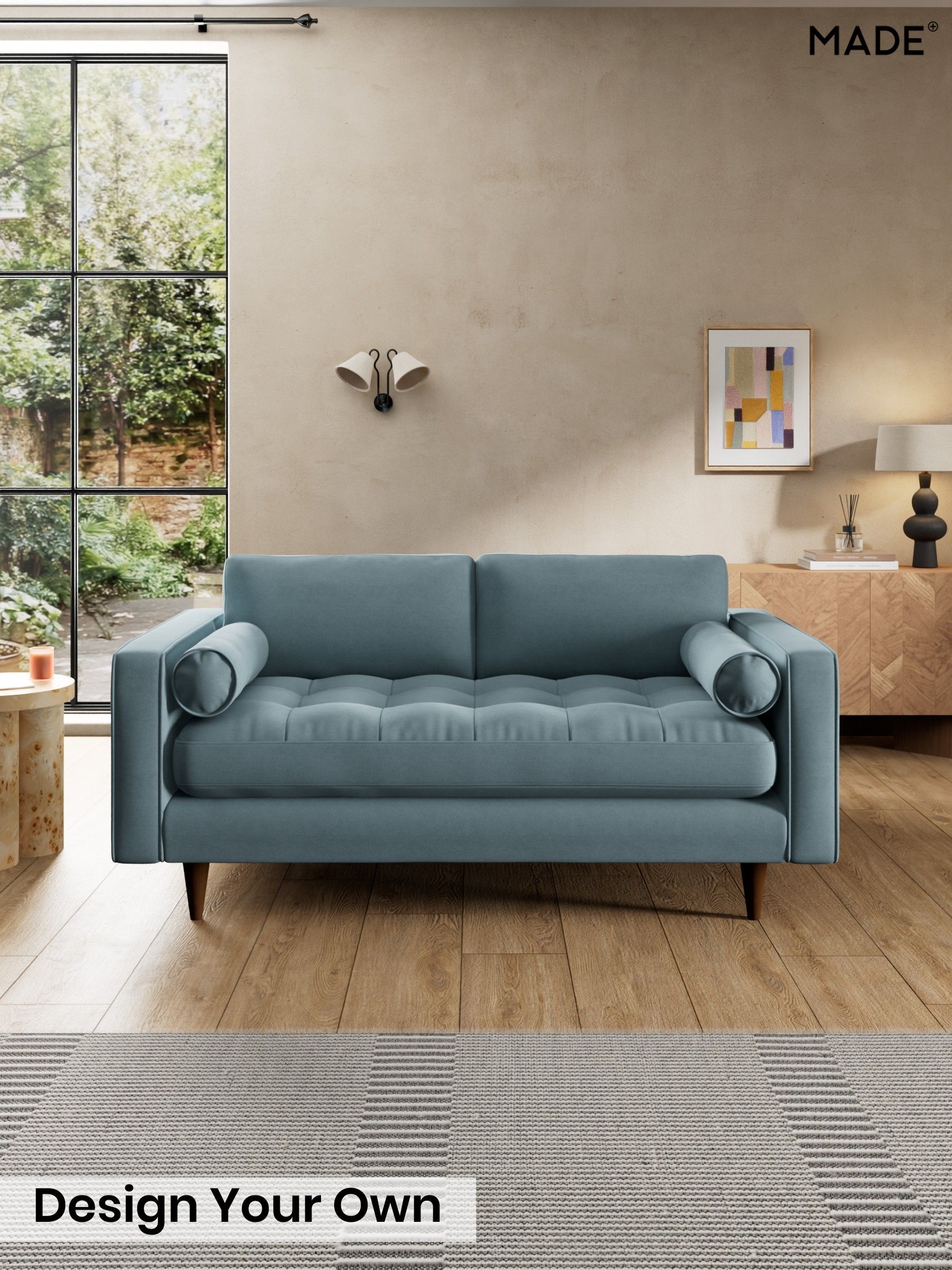 Cotton Velvet Blend/Denim Blue - Scott By Made