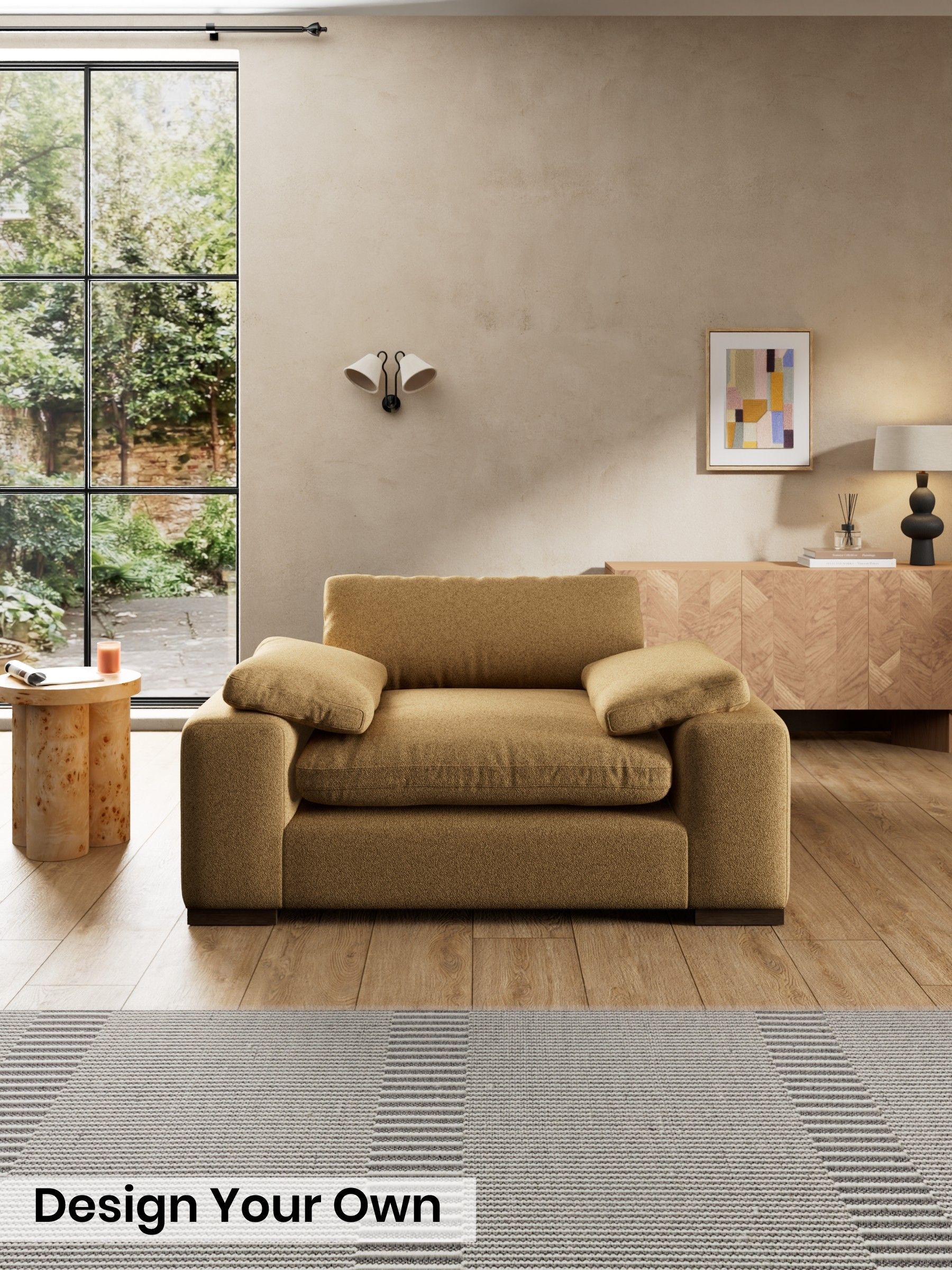 Soft Touch Boucle/Caramel Natural - Melbourne Luxe By Made