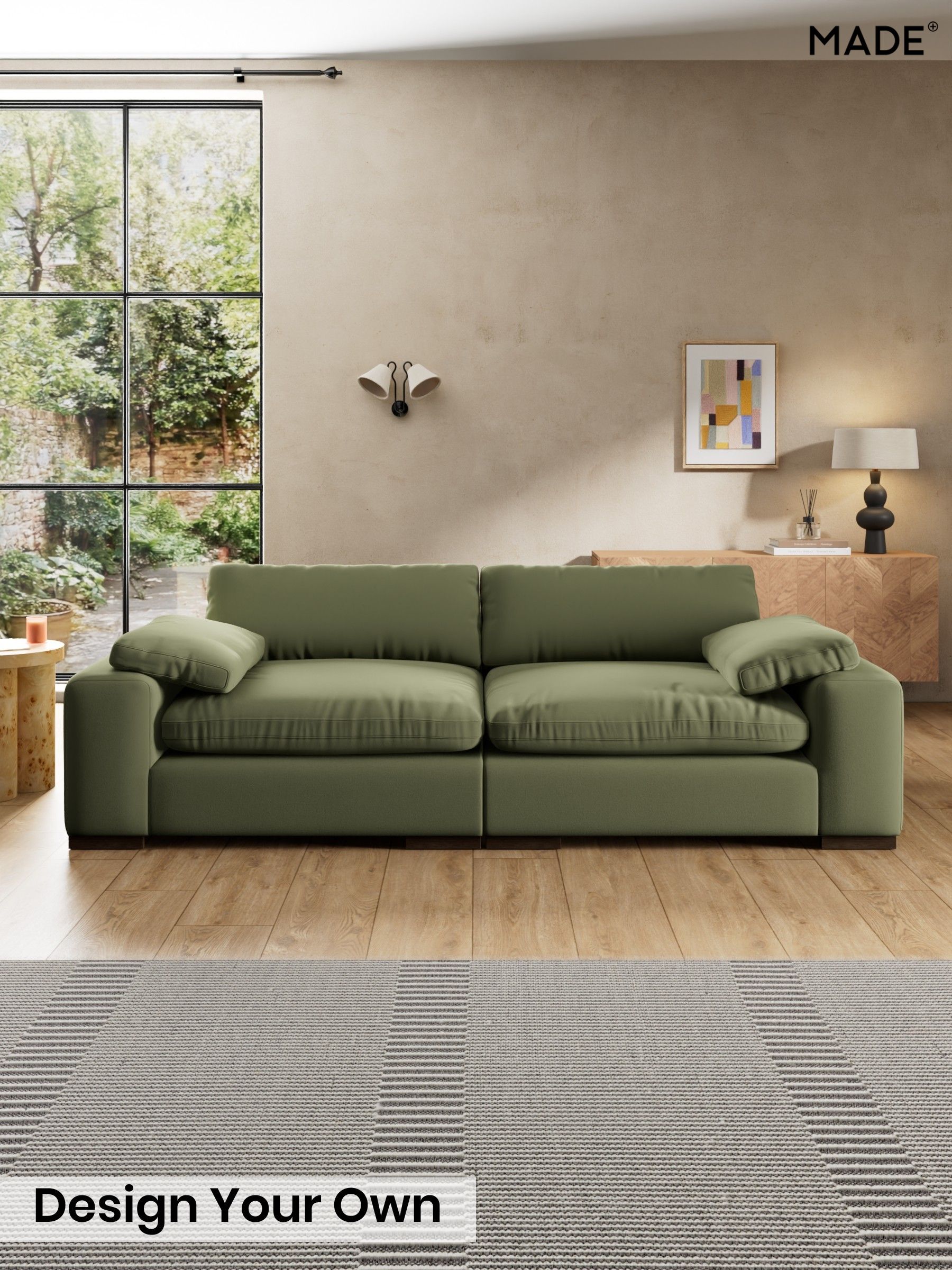 Matt Velvet Easy Clean/Fern Green - Melbourne Luxe By Made