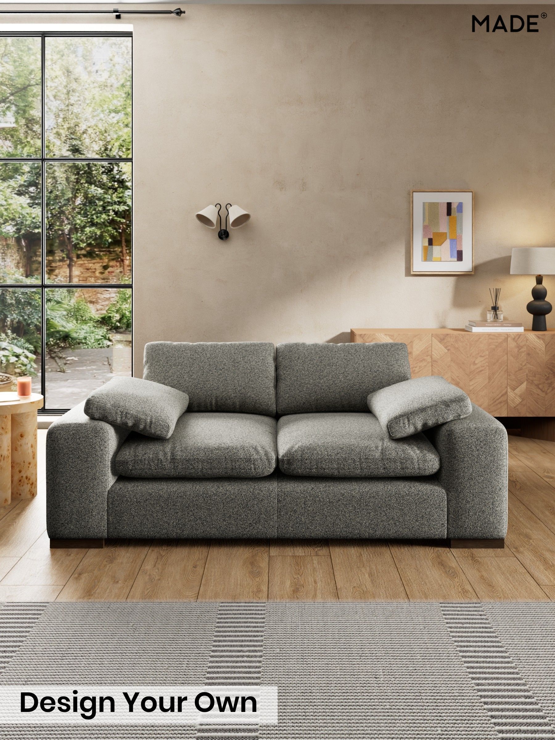 Soft Touch Boucle/Grey Marl - Melbourne Luxe By Made