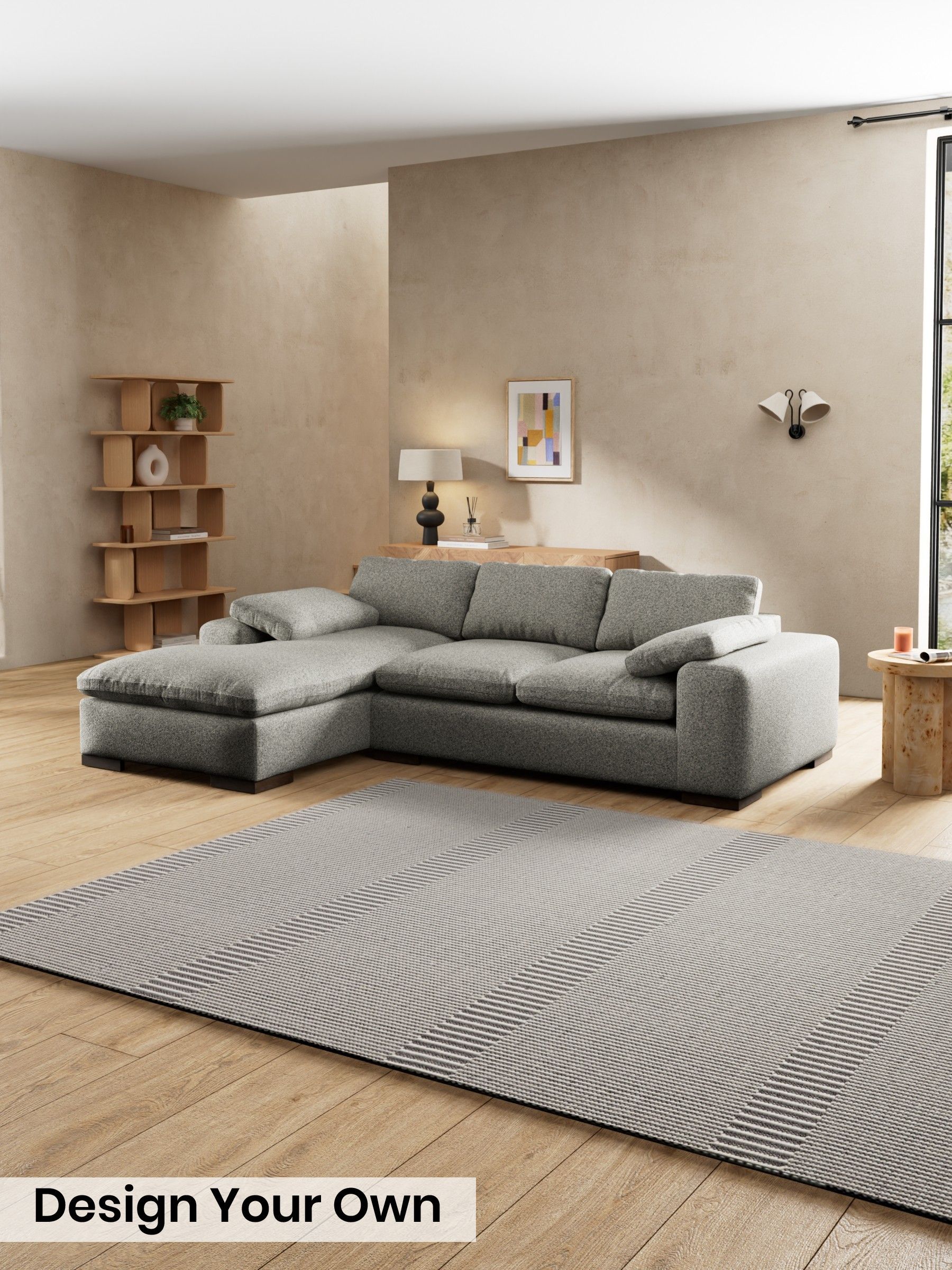 Soft Touch Boucle/Grey Marl - Melbourne Luxe By Made