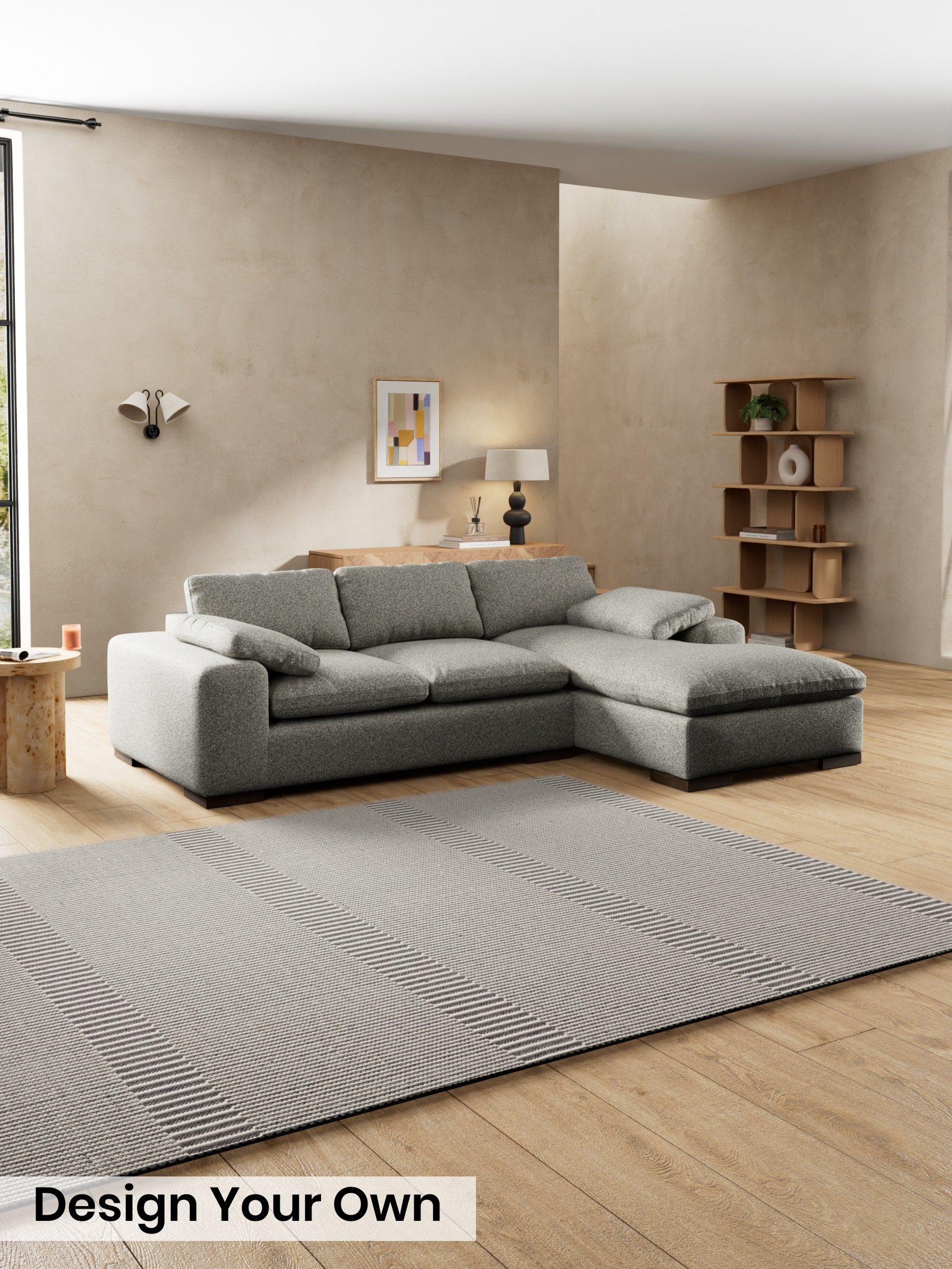 Soft Touch Boucle/Grey Marl - Melbourne Luxe By Made