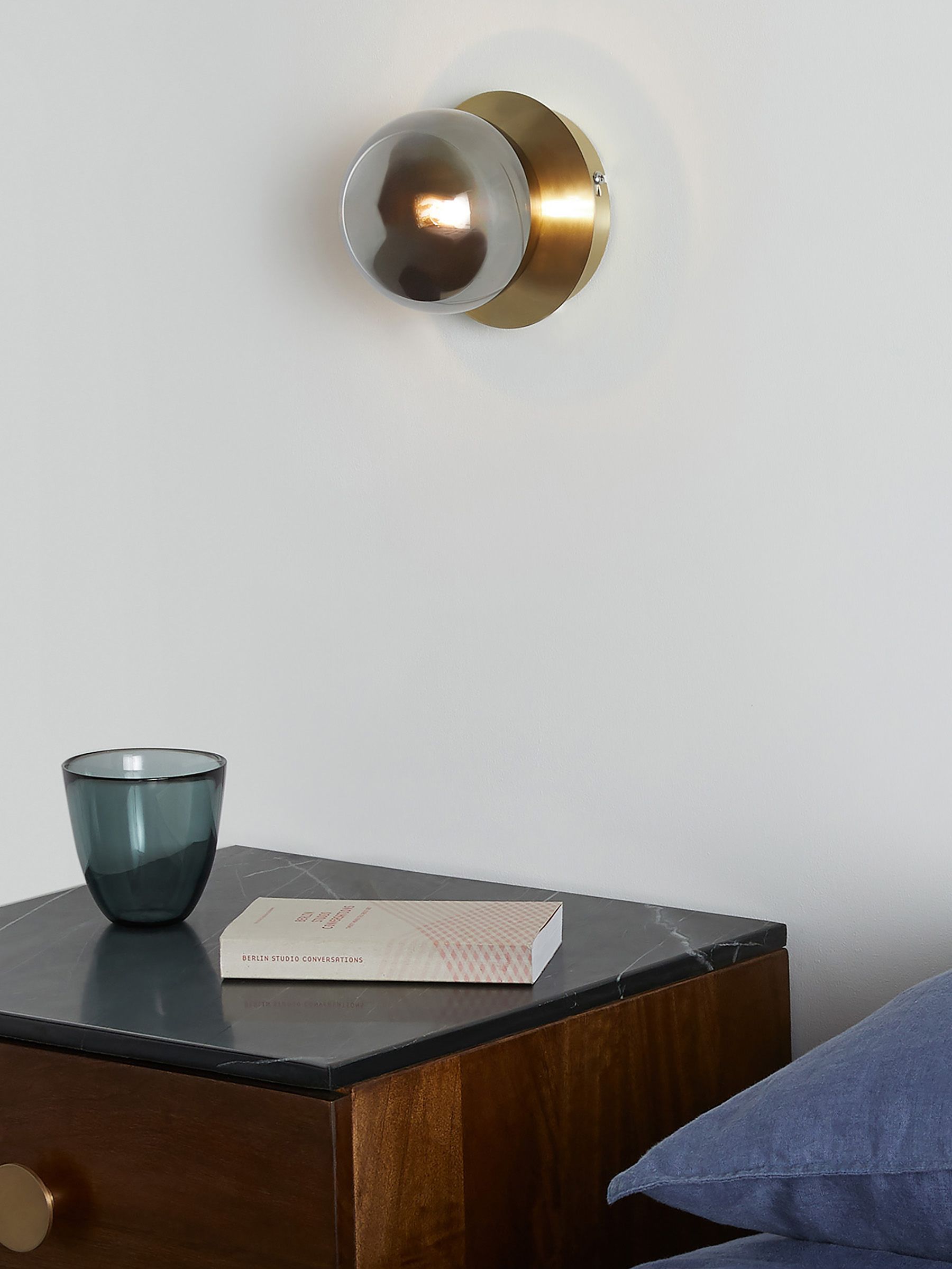 Boll Wall Light in Grey (N55342) | £39