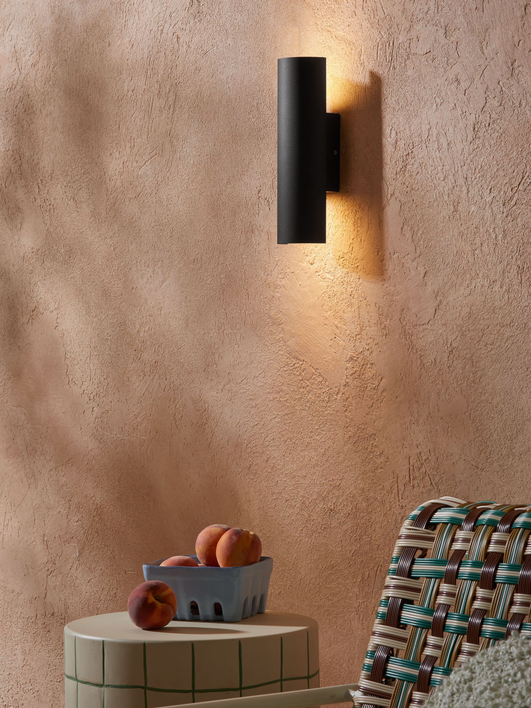 Conall Outdoor Wall Light in Black (N55353) | £69
