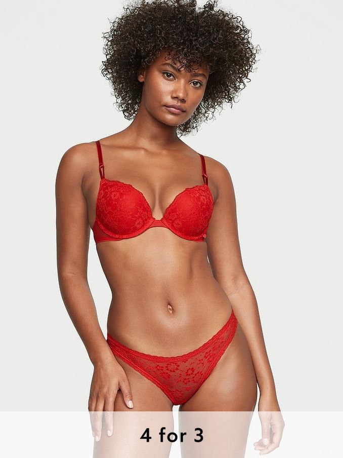 Lipstick Red Bikini Knickers (N55722) | £9
