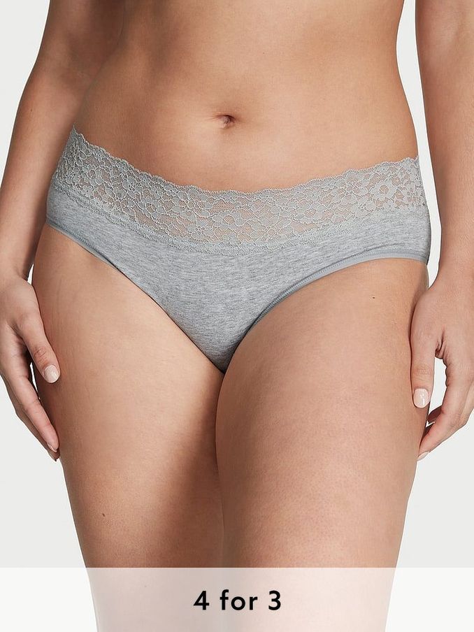 Grey Heather Knickers (N55723) | £9