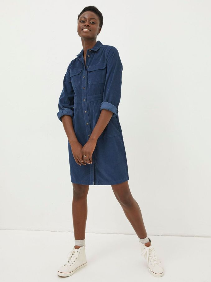 Denim Tabitha Cord Dress (N56956) | £40