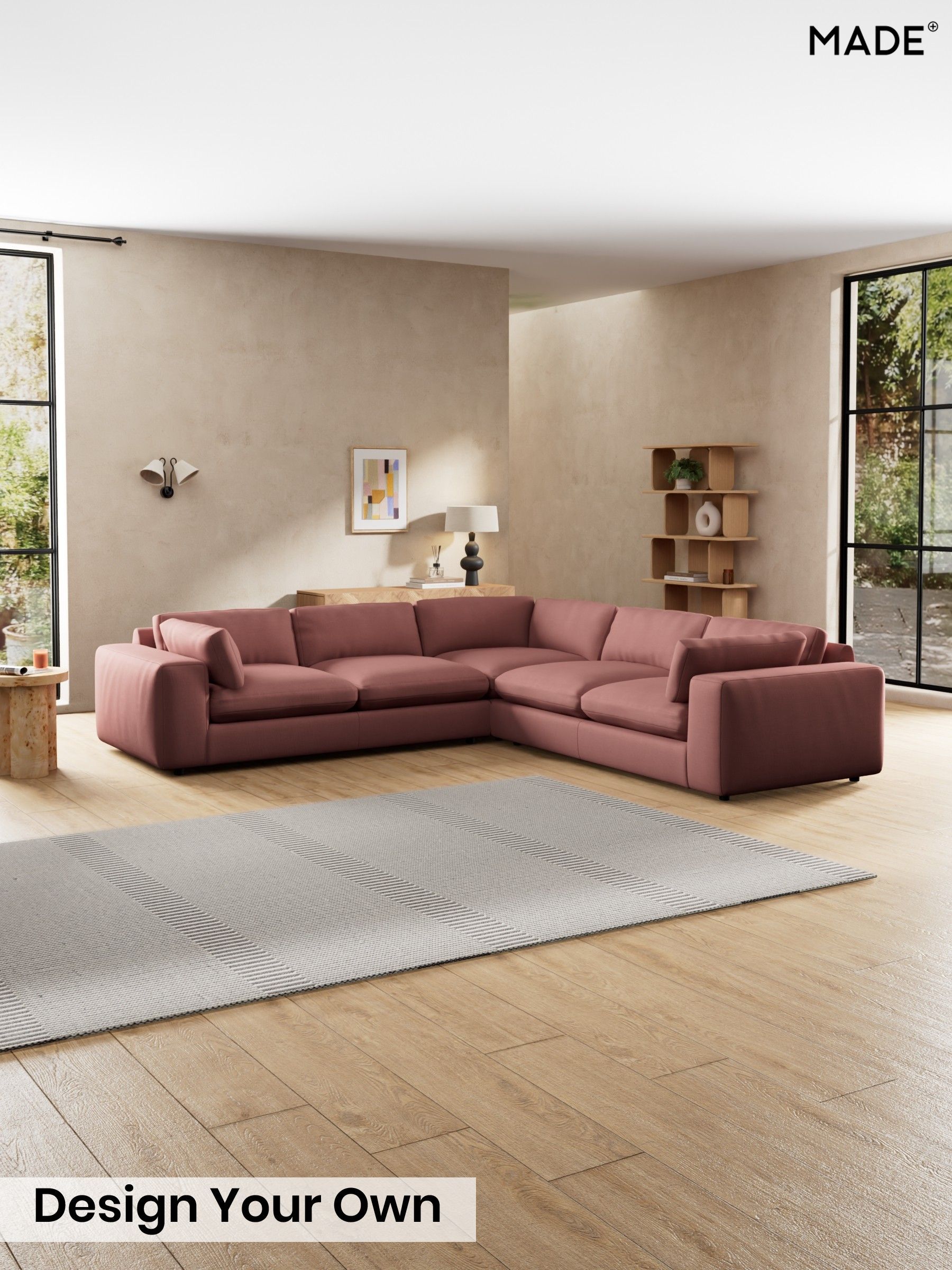 Natural Blend/Deep Coral Pink - Alec By Made