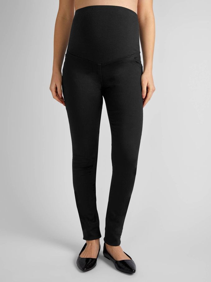 Black Superstretch Skinny Maternity Denim Jeans (N65005) | £37.50