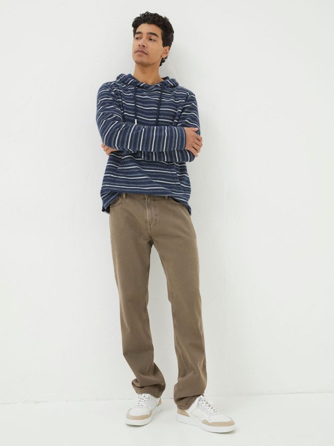 Brown Straight Fit Barton Jeans (N68857) | £35