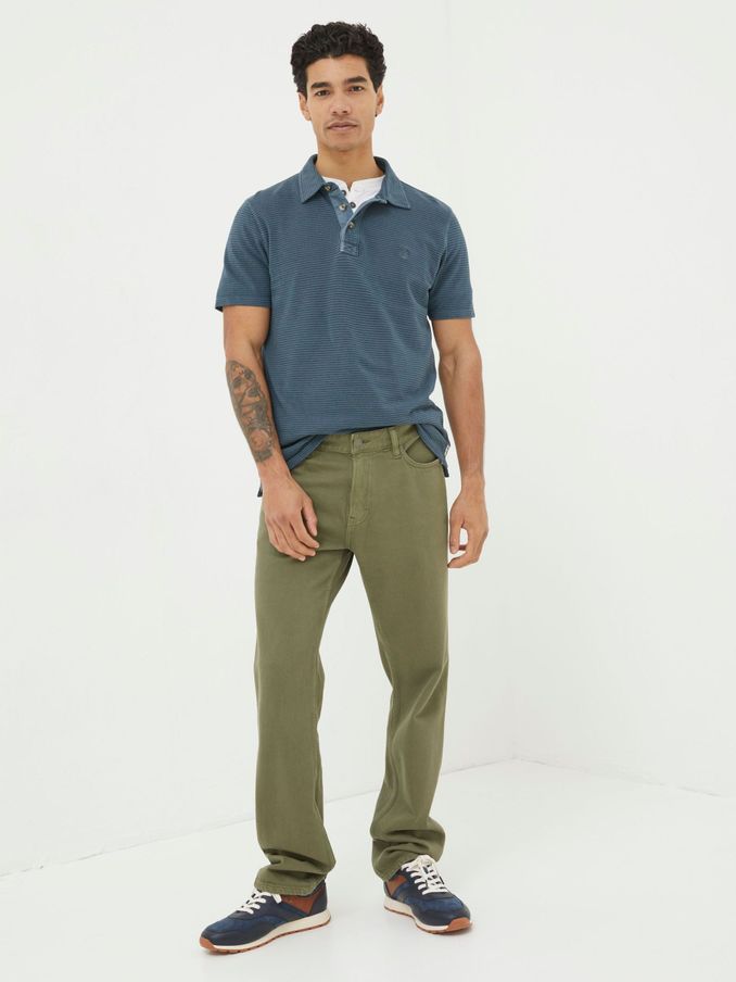 Green Straight Fit Barton Jeans (N68892) | £35