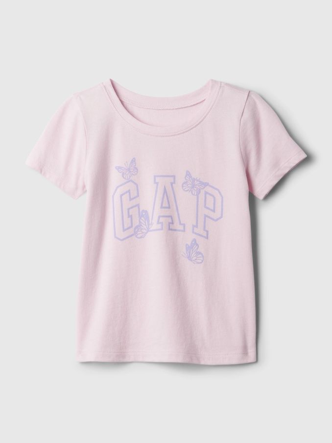 Pink Logo Short Sleeve Crew Neck T-Shirt (Newborn-5yrs) (N71486) | £4