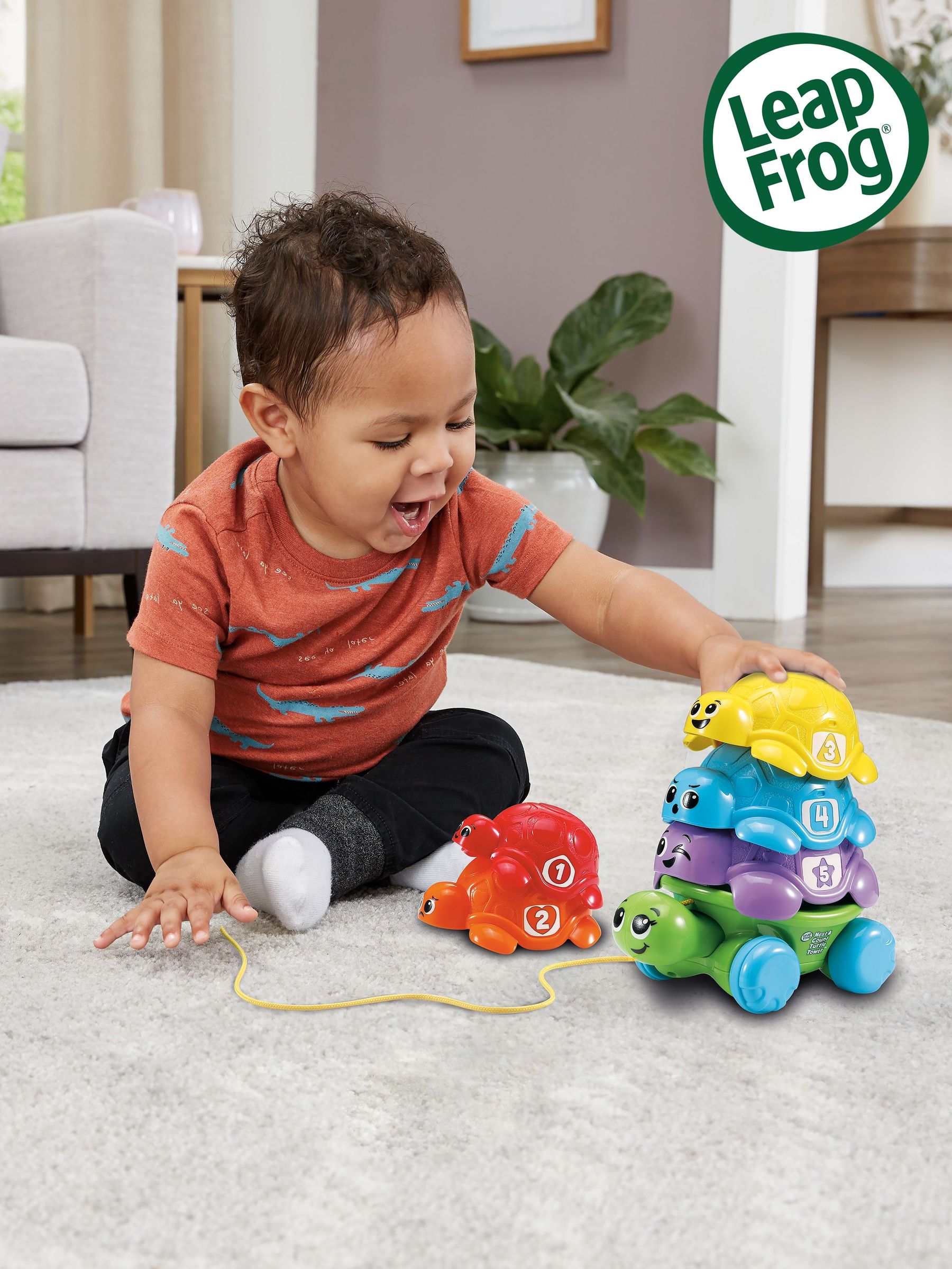 Leapfrog Toys Green Stacking Shells Turtle (N76768) | £15