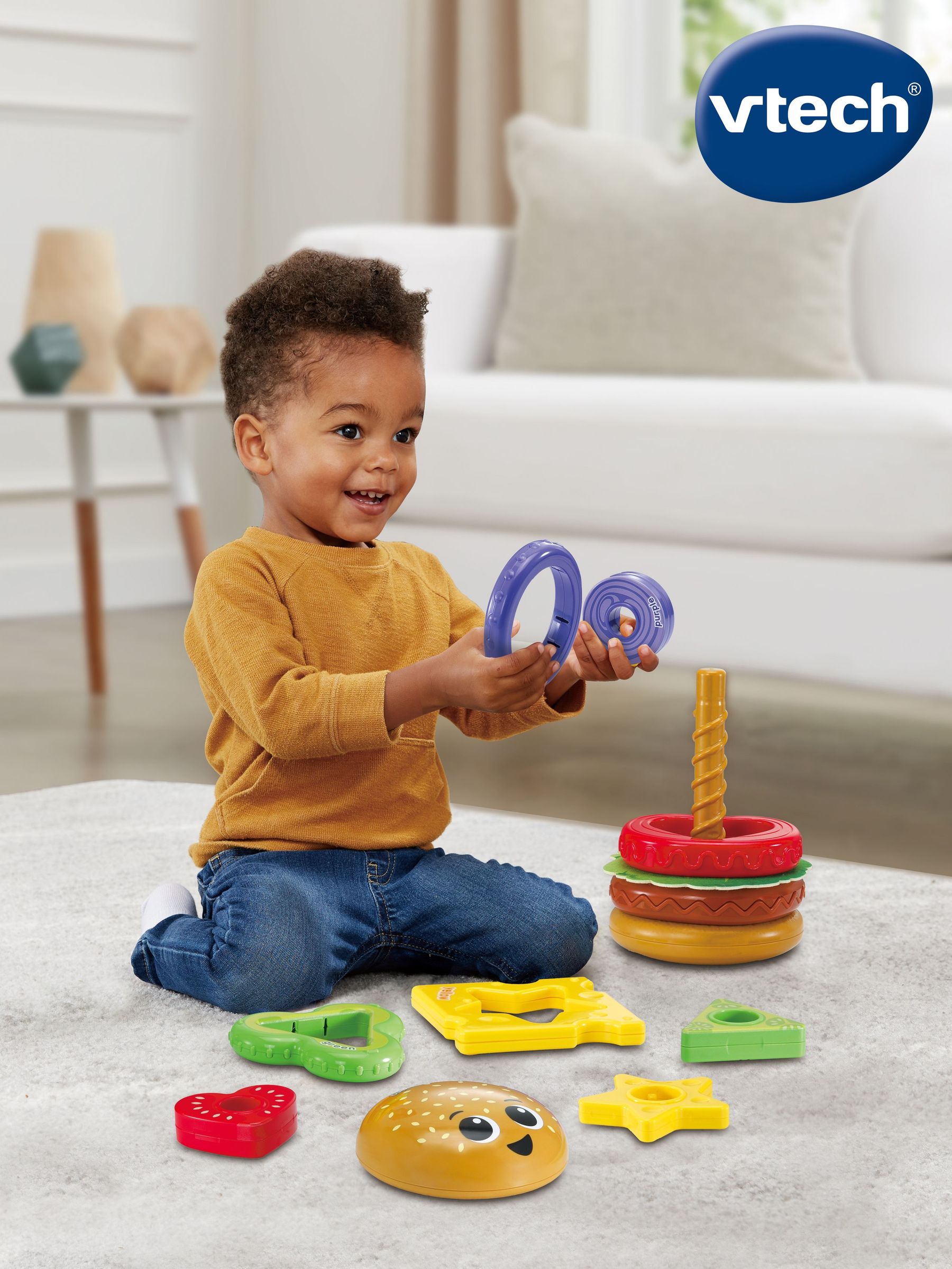 VTech Blue BuildaBurger (N76861) | £17