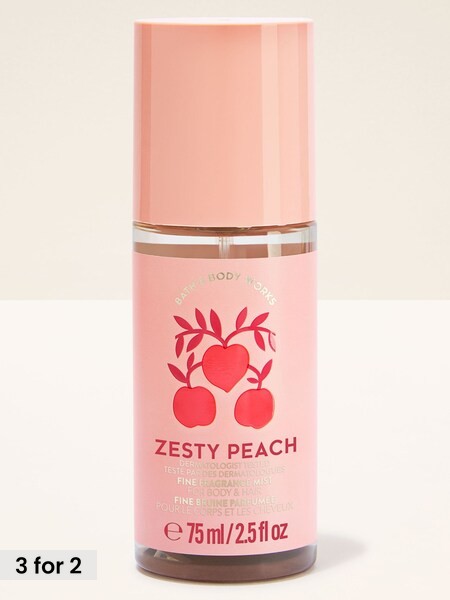 Zesty Peach - Travel Size Fine Fragrance Mist 75ml