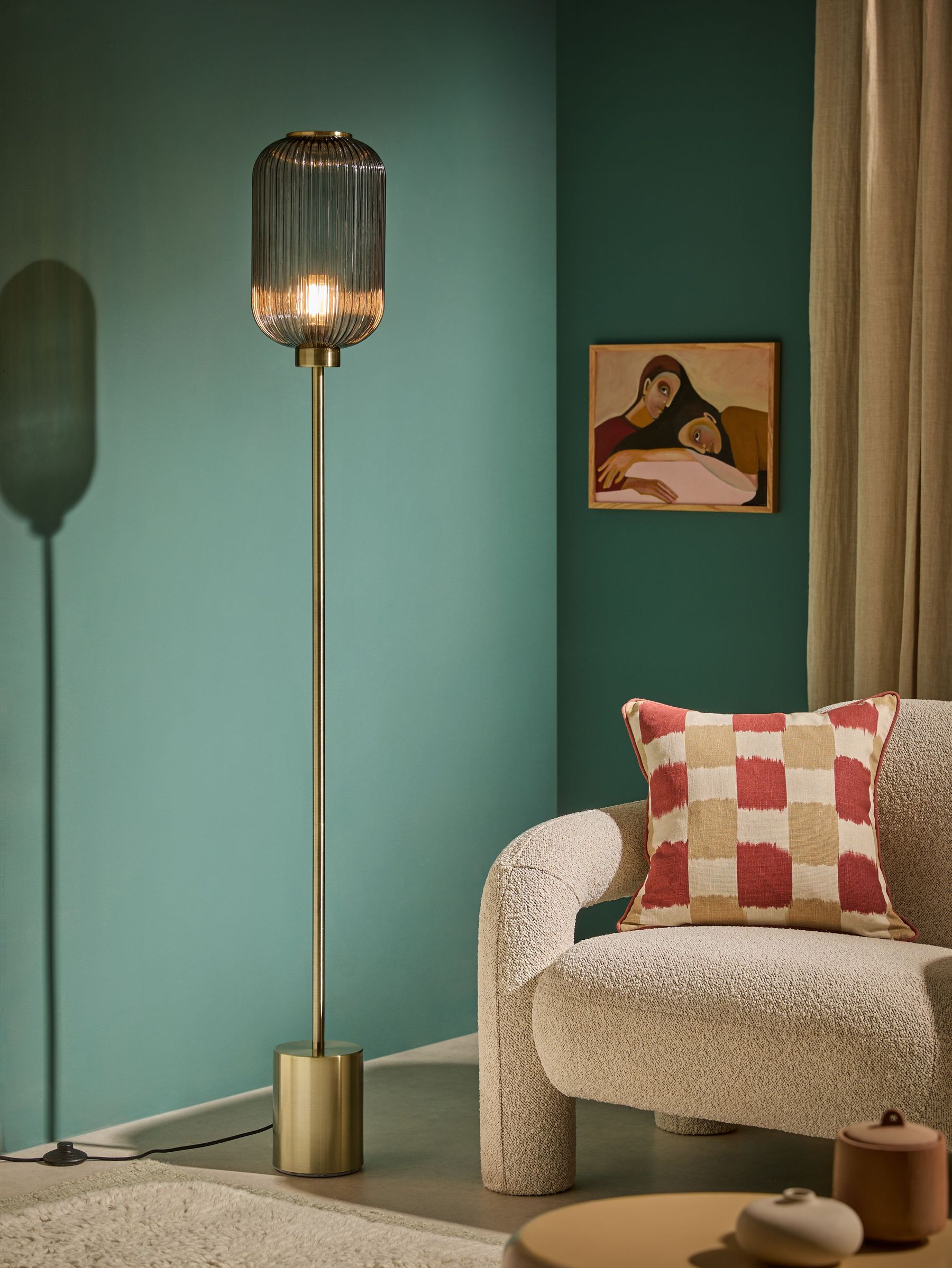Briz Floor Lamp in Grey (N79529) | £179