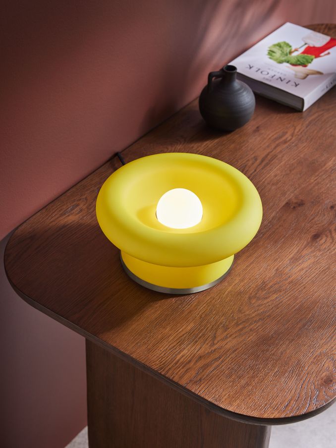 Uriel Table Lamp in Yellow (N94725) | £95