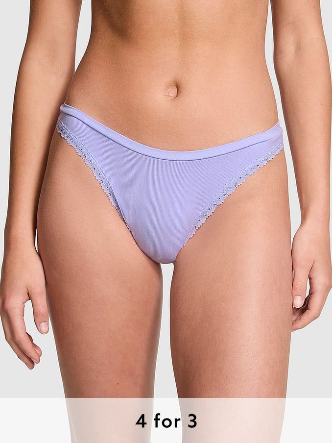 Purple Cloud Thong Seamless Knickers (N95038) | £9