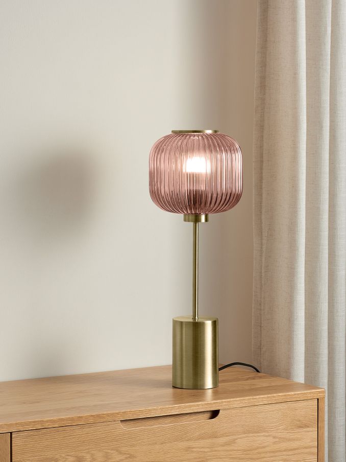 Large Briz Table Lamp in Pink (N95929) | £99