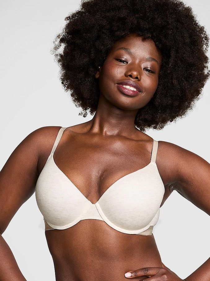 Nude Oatmeal Heather Push Up Bra (N97359) | £11